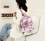 Sweet Oxford Cloth Backpack Lightweight Travel School Bag