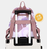 Sweet Oxford Cloth Backpack Lightweight Travel School Bag