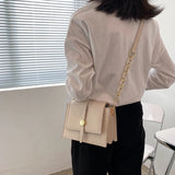 Women's PU Leather Shoulder Bag with Adjustable Strap