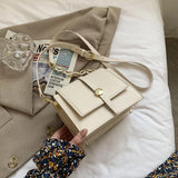 Women's PU Leather Shoulder Bag with Adjustable Strap