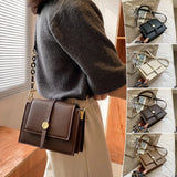 Women's PU Leather Shoulder Bag with Adjustable Strap
