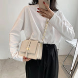 Women's PU Leather Shoulder Bag - Adjustable Strap
