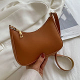 Women's Retro PU Leather Shoulder Bag Casual Hobos Handbag