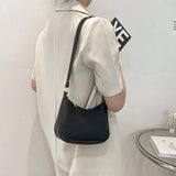 Women's Retro PU Leather Shoulder Bag Casual Hobos Handbag