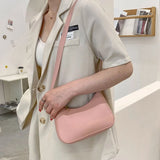 Women's Retro PU Leather Shoulder Bag Casual Hobos Handbag