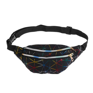 Women's Laser Belt Bags Waist Packs Fanny Pack Make-up Pouch