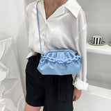 Women's Leather Handbags Vintage Solid PU Shoulder Bag