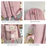 Women's Multifunction Backpack School Book Bag Pack Rucksack For Girls Female