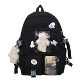 Women's Multifunction Backpack School Book Bag Pack Rucksack For Girls Female