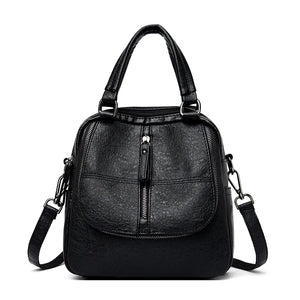 Women's Leather Shoulder Bag for Mobile Phone Keys