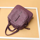 Women's Leather Shoulder Bag for Mobile Phone Keys