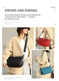 Nylon Crossbody Shoulder Bag for Women - Casual Handbag