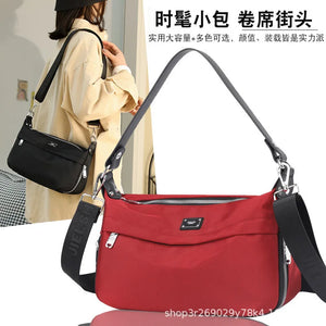 Nylon Crossbody Shoulder Bag for Women - Casual Handbag