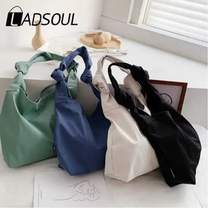 Women's Nylon Dumpling Bag Shoulder Messenger Bag Large Capacity Tote Bag