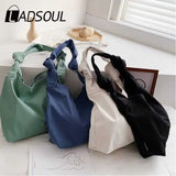 Women's Nylon Dumpling Bag Shoulder Messenger Bag Large Capacity Tote Bag