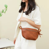 Women's PU Crossbody Bag Chest Pocket Shoulder Shopping Bag Travel Pouch