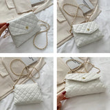 Women's Embroidered Thread Chain Bag Shoulder Crossbody Purse