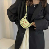 Women's Sweet Floral Shoulder Bag All-match Casual Small Square Bag