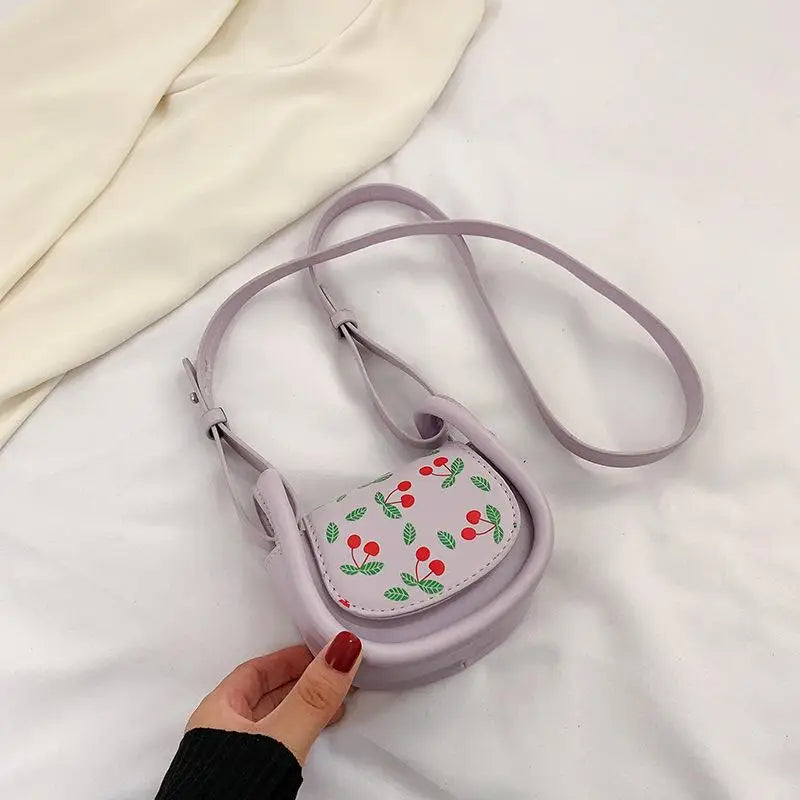 Women's Sweet Floral Shoulder Bag All-match Casual Small Square Bag