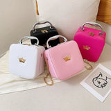 Women's PU Leather Cosmetic Bag Travel Toiletry Storage Handbag Makeup Case