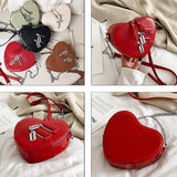 Western Retro Shoulder Bag Love Chain Crossbody