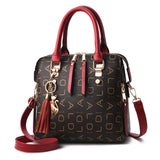Women's Retro Letter One Shoulder Messenger Bag Large Capacity Handbag