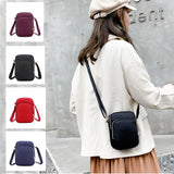 Women's Crossbody Shoulder Bag with Zipper, Multifunctional Storage Pouch
