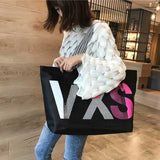 Women's Shoulder Bag Letter Dry Wet Separation Bag Large Capacity