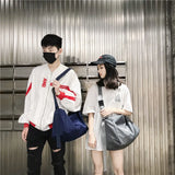 Canvas Unisex Crossbody Bag Casual Sports Fitness Messenger-bag