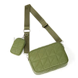 Women's Shoulder Messenger Bag PU Leather Large Capacity Handbag