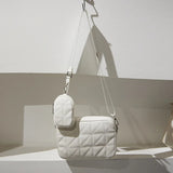 Women's Shoulder Messenger Bag PU Leather Large Capacity Handbag