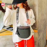 Women's Small Messenger Bag Lady Shoulder Bag Crossbody Tote Semicircle Saddle