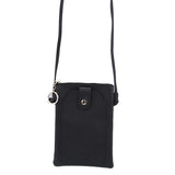 Women's Small Mobile Phone Bag PU Safety Shoulder Student Crossbody Bag