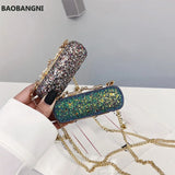 Sweet Mini Chain Lipstick Bag Japanese Snake Skin Crossbody Bags