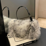 Women's Plush Chain Bag for Evening Party
