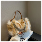 Women's Plush Chain Bag for Evening Party