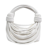 Women's Wire Bundle Braided Handbag Shoulder Messenger Bag
