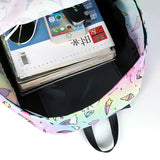 Women's Unicorn Backpack Small Travel School Bag for Girls