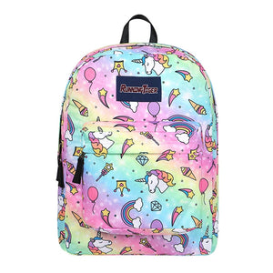 Women's Unicorn Backpack Small Travel School Bag for Girls