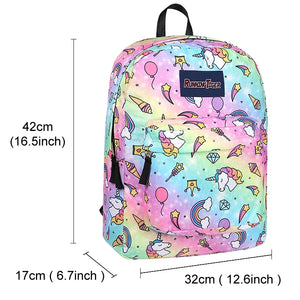 Women's Unicorn Backpack Small Travel School Bag for Girls