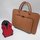 Women's Large Capacity Felt Computer Bag