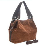 Flannel One-shoulder Messenger Bag Solid Zipper Female Handbag