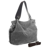 Flannel One-shoulder Messenger Bag Solid Zipper Female Handbag