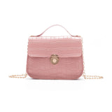 Crocodile Pattern Shoulder Bag Women Handbag Hasp Lady Bag