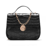 Crocodile Pattern Shoulder Bag Women Handbag Hasp Lady Bag