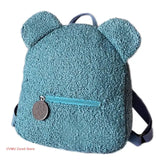 Women's Fleece Sherpa Bag Furry Backpack Plush Daypack
