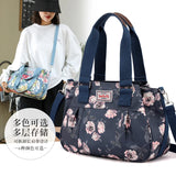 Floral Waterproof Large Shoulder Bag for Travel