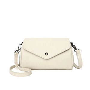 Women's Leather Shoulder Bag High Messenger Bag with Zippered Compartment