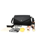 Women's Leather Shoulder Bag High Messenger Bag with Zippered Compartment