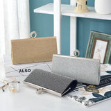 Glitter Chain Silk Evening Bag Blushing Pink